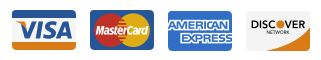 image of credit card logos to signify we take credit cards